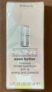 Clinique Even Better Makeup Broad Spectrum Spf 15 CN 08 Linen 1oz Foundation - Picture 1 of 1