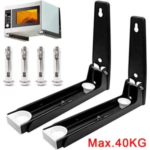 Heavy Duty Adjustable Stretch Oven Shelf Microwave Bracket Wall Mounted Rack UK - Picture 1 of 15