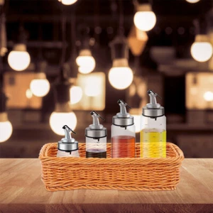 2 Pcs Seasoning Jar Storage Box Silverware Baskets Buffet Baby Office - Picture 1 of 12