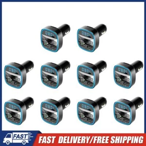 Car Bluetooth-compatible 5.0 FM Transmitter MP3 Player Fast Charging USB Charger - Photo 1 sur 12