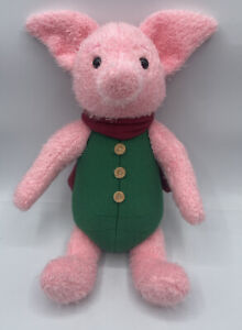 Disney Store Christopher Robin Movie Pink Piglet Plush Stuffed Animal 12”