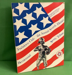 Vintage TOUCHDOWN CLUB of Washington 41st Awards Program, 1976 Bicentennial - Picture 1 of 12
