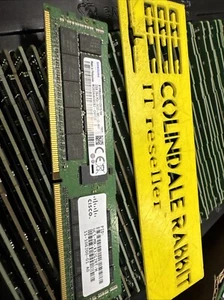 Cisco 32GB 2Rx4 DDR4-2933Y PC4-23400 Memory HX-MR-X32G2RT-H 15-106200-01 - Picture 1 of 6