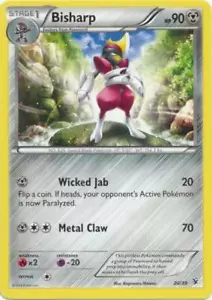 2x (XY KALOS-020) Bisharp (U) Pokemon XY Kalos Series Card # 20 - Picture 1 of 1