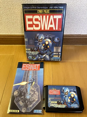 ESWAT Cyber Police Mega Drive Japan (box/manual) - Image 1 of 4