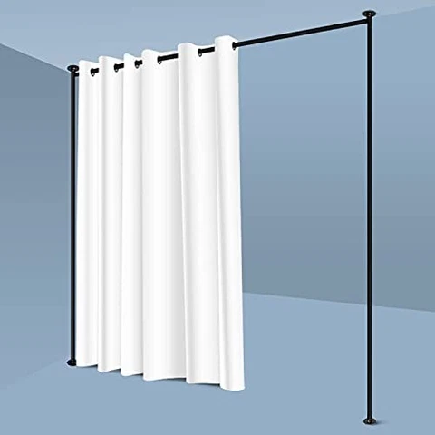 Room/Dividers/Now Zenfinit Curtain Divider Stand - Freestanding Vertical Tens Cover