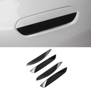 Cubierta de tazón de manija de puerta exterior negra brillante 4 piezas para BMW X3 2025 2026 2027 - Imagen 1 de 8