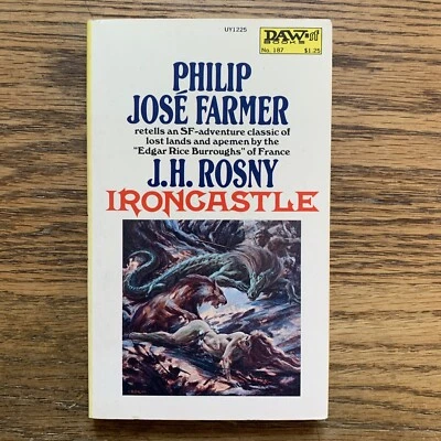 signed By Farmer, Ironcastle by J H Rosny, Philip Jose Farmer (1976)DAW AT2023 - Image 1 of 4