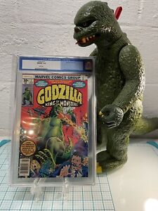 🔥 GODZILLA #1 1977 CGC 9.8 NM/MT WHITE PAGES MARVEL KING OF MONSTERS OG Label