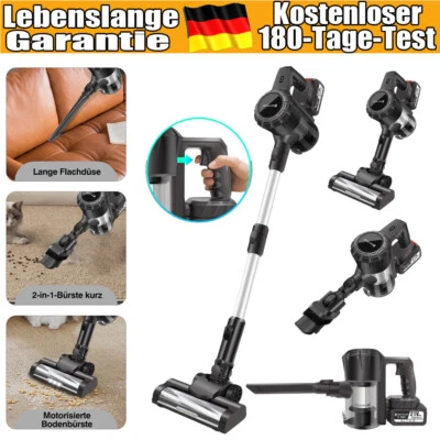 20000pa Staubsauger Akku 6 IN 1 mit Wischfunktion Handstaubsauger 2000W kabellos - Bild 1 von 4