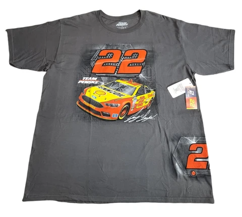 Nascar Joey Logano #22 Team Penske Men's Short Sleeve Size XLarge NWT Cover