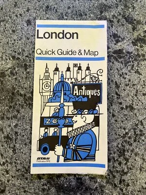 Vintage London City Transit Map 1972 - Image 1 of 4