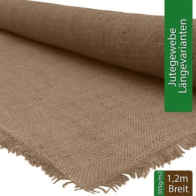 Jute-Stoff 100 % Natürlicher (4,67€ - 9,17€ /m2) Ökologischer Naturbelassener - Bild 1 von 4