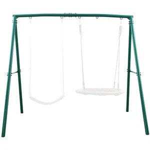 440lbs Swing Stand A Frame for 2 Swings Metal Saucer Tree Swing Frame Heavy Duty - Picture 1 of 12