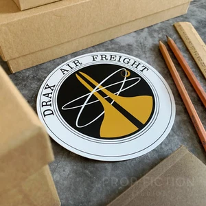 Cosplay Display: Moonraker - Prop Drax Luftfracht Aufkleber / Set Dressing Decal - Bild 1 von 1