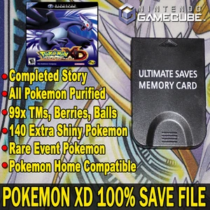 ¡Tarjeta de memoria Pokemon XD 100% ṤAVE Gamecube! (SIN JUEGO) - Imagen 1 de 2