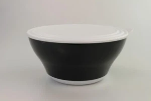 TUPPERWARE Eleganzia cuenco cuenco cuenco para servir 4,6 L negro blanco - Imagen 1 de 1