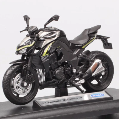 1/18 welly 2017 kawasaki z1000R streetfighter motorcycle bike diecast model toy - Image 1 of 4