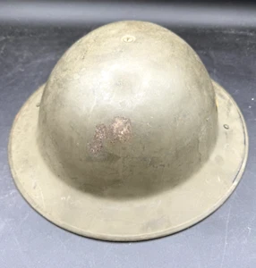 Vintage Post WWII Era Doughboy Helmet with Liner & Chin Strap  [A3] - Picture 1 of 17