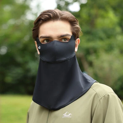 Ohsunny Anti-UV Facemask UPF 50+ Veil Breathable Washable Face Cover *Black* - Image 1 of 4