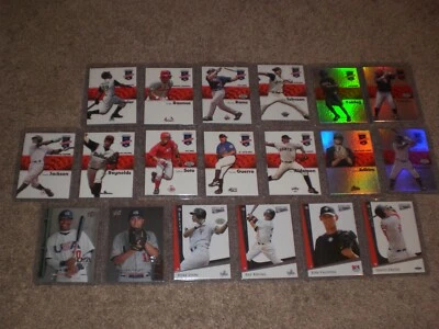 Lote de béisbol de ligas menores de EE. UU. (23) Tristar SP auténtico serie de cubierta superior/1999 Foto 1 de 4