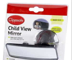 Espejo retrovisor coche niño de Clippasafe da un claro reflejo del asiento trasero - Imagen 1 de 2