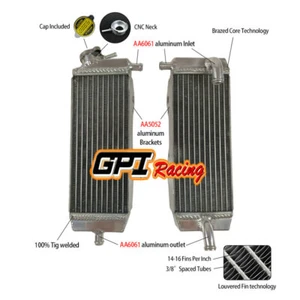 Aluminum Radiator for Suzuki RMZ250 2004 2005 2006 04 05 06 RM-Z250 - Foto 1 di 5