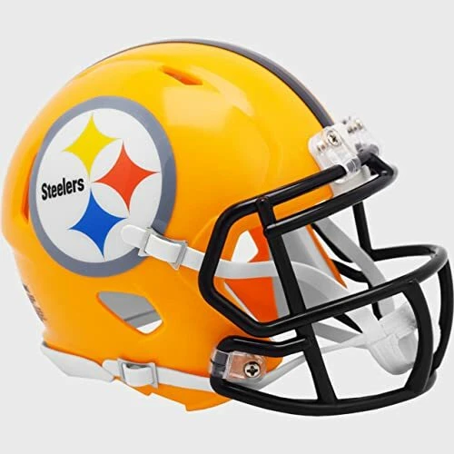 Mini casco de fútbol americano Pittsburgh Steelers 1962 Throwback Revolution Speed Foto 1 de 1