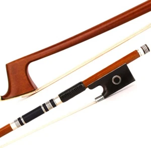 5Star Master Pernambuco Violin Bow 4/4 Special Ebony Ring Frog Silver Parts Fast - Picture 1 of 12