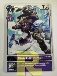 Weregarurumon ST6-11 R Rara Digimon Venomous Violet Inglés - Imagen 1 de 1