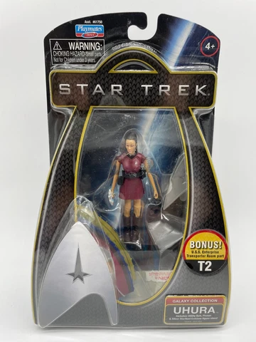 Star Trek Galaxy Collection 3.75" Uhura Playmates Action Figure, Sealed Cover