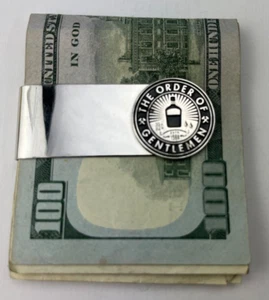 Gentleman Jack Daniel's The Order of Gentlemen silver whiskey bottle cufflinks - Picture 1 of 4
