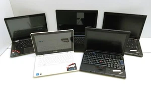 5x Working Lenovo Celeron-A10 1.6-2.9GHz 4-8GB RAM 12.1-15.6" Laptop +HDDs No OS - Picture 1 of 24