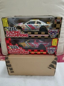 (2) RACING CHAMPIONS #5 KELLOG'S 1:24 SCALE DIE CAST STOCK CAR (Regular/Gold) - Picture 1 of 5