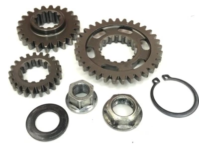 09 Kawasaki KX450F KX450 cigüeñal engranajes transmisión primaria Foto 1 de 2