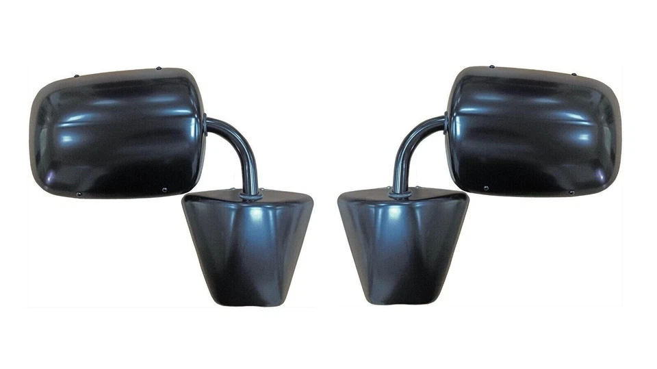 Camión Chevy GMC 1973-91 C10 C20 Blazer Jimmy Suburban par de espejos retrovisores negros Foto 1 de 2