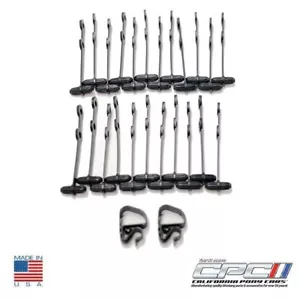 1964-1966 Mustang Engine Compartment Wire Loom Mount Kit 25-Piece Made in USA - Picture 1 of 6