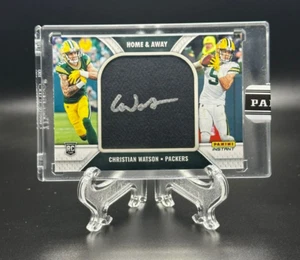 PACKERS CHRISTIAN WATSON 2022 NFL Panini Instant Home & Away RC AUTO SSP #10/10 - Picture 1 of 3