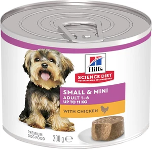 Hill'S Science Diet Adult Small & Mini with Chicken Canned Wet Dog Food 12X200G - Picture 1 of 12