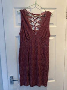 Grape Lace Dress - Picture 1 of 2