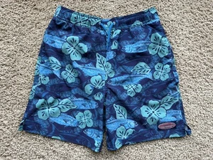 Kid's Boy's Vineyard Vines Flower & Fish Swim Trunks Medium - Picture 1 of 3