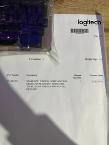 logitech g513 carbon Gx Blue Keycaps - Bild 1 von 4