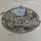 Chemise vintage Harley Davidson fabriquée aux États-Unis XXL Mt. McKinley Denali Park ours d'Alaska EUC