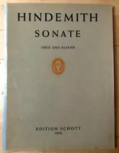 Hindemith ~ Sonata for Oboe & Piano - Picture 1 of 1