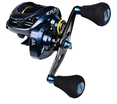 Left Double Handle  Baitcasting Fishing Reels - 500 Size Casting 6.5:1 - 6+1 BB - Image 1 of 4