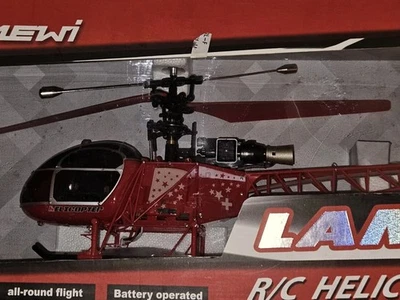 AMEWI RC Hubschrauber Helikopter 2,4Ghz 4CH B WARE Fliegt auch bei Wind  - Bild 1 von 4