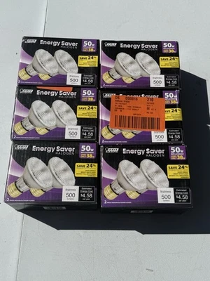 6-Pack FEIT Electric Energy Saver 50W Replacement PAR20 Indoor/Outdoor Bulbs 12 - Image 1 of 3