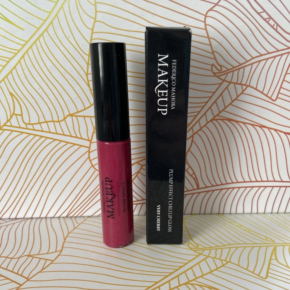 Federico Mahora FM Makeup Plump Effect Chili Lip Gloss VERY CHERRY 7ml Brand New - Image 1 of 1