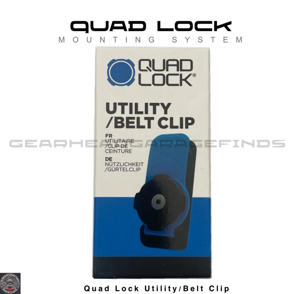 Quad Lock Belt / Utility Clip Secure Phone Mount for Belt, Pocket, or Bag - Image 1 of 1