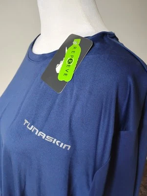 Camisa de playa TUNASKIN 2XL azul marino manga larga nueva con etiquetas XXL para hombre Foto 1 de 4